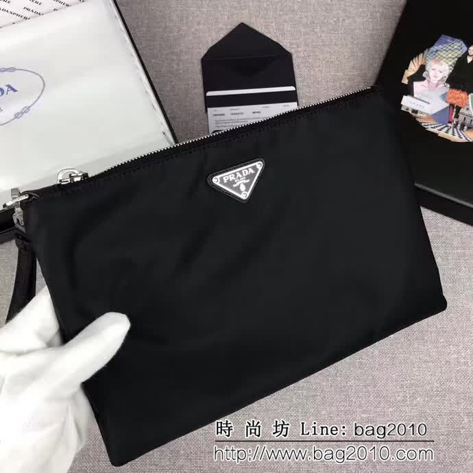 PRADA普拉達 專櫃同步 最新款式 限量版 時尚男士手包 2NH006 DD1249